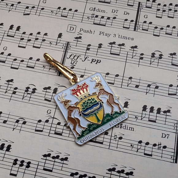 Quispamsis Floreat Enamel Pendant - Picture 3 of 5